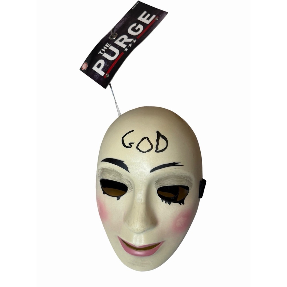 The Purge Mask Halloween Horror Headgear Movie Cosplay Costume